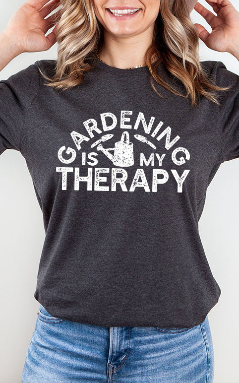 Gardening Is My Therapy Graphic Tee