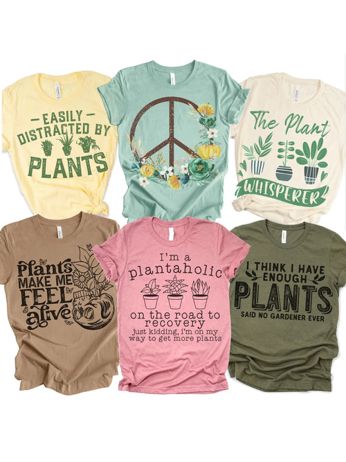Plant Whisperer Gardening Lover Florist Stand Graphic Tee